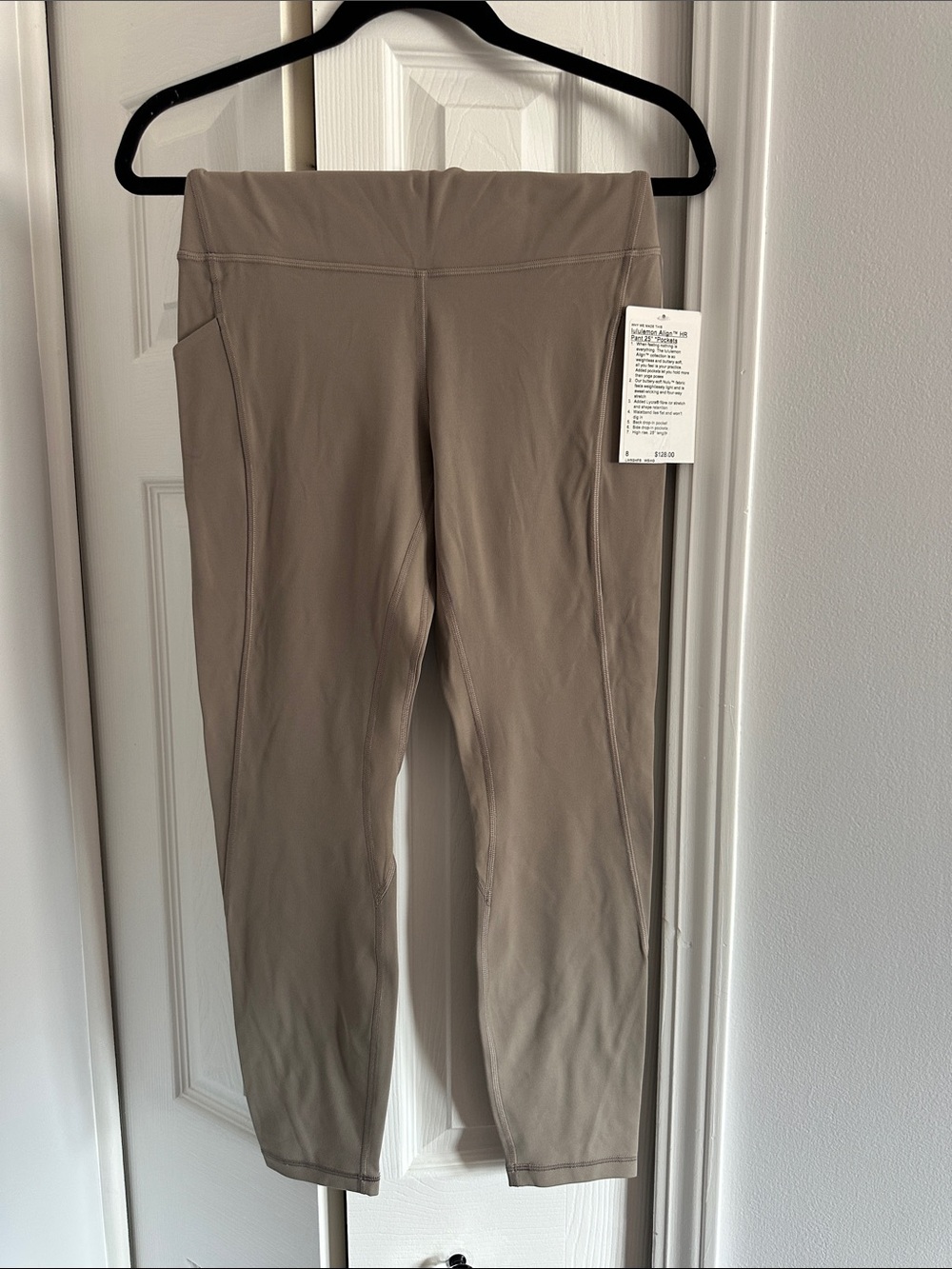 Lululemon align 25 inch with pockets size 8